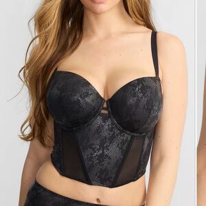 PADMA X BARE NECESSITIES Snakeskin Bustier